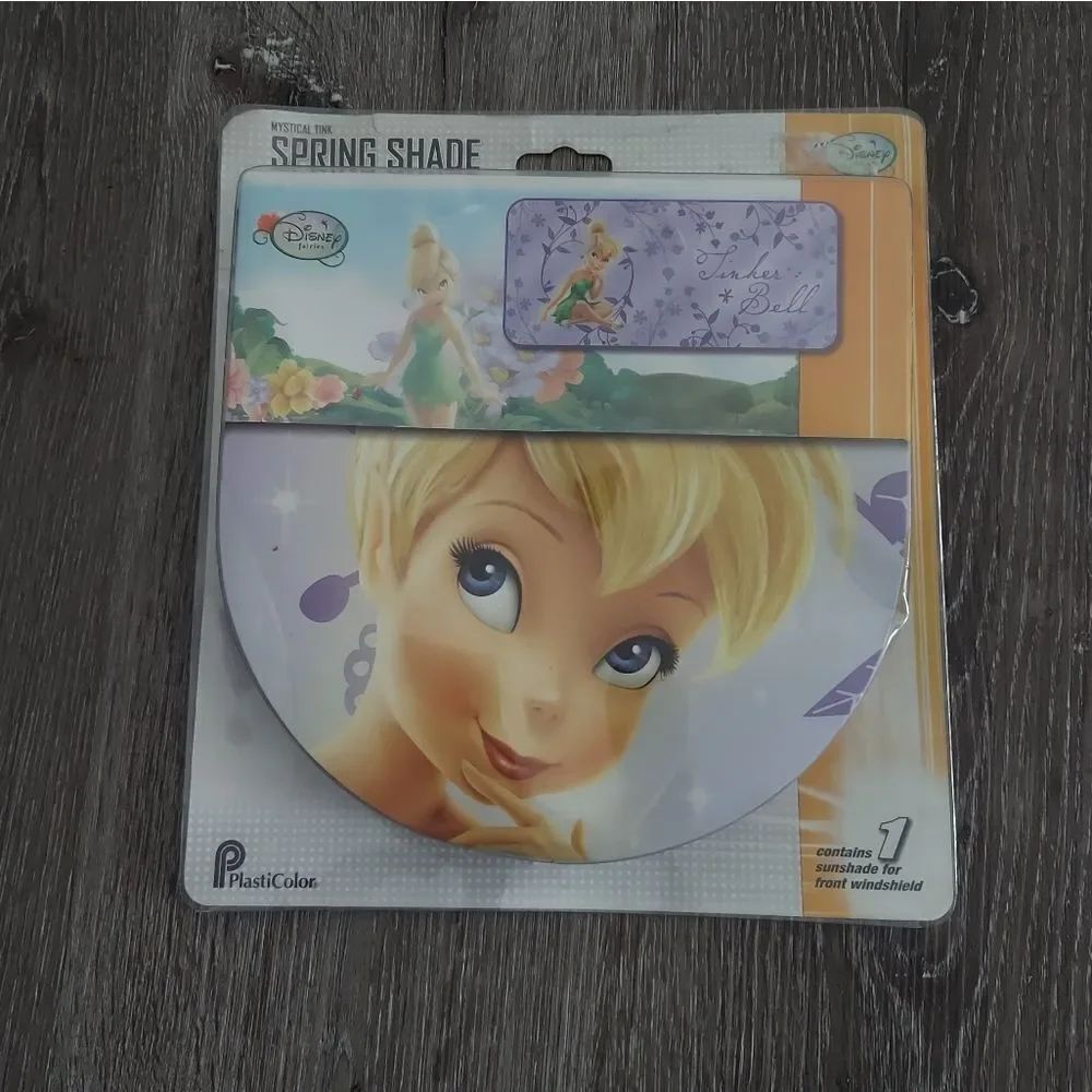 Disney Tinker Bell Purple and Yellow Car Shade